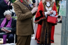 The King's representative DL Simon Ovens and Harrow's Mayor Janet Mote - Coronation Picnic Party 7 May 2023